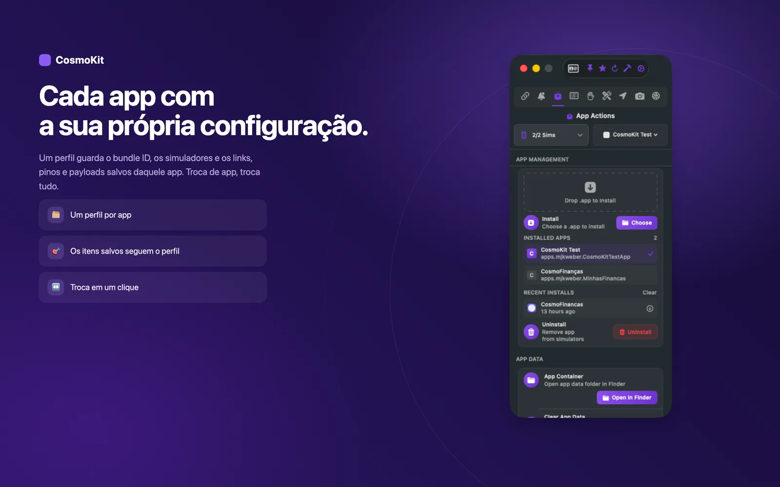 Perfis de App